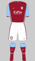 aston villa 2010-11 home kit