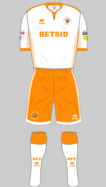 blackpool 2018-19 change kit