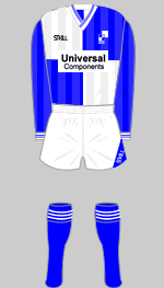 bristol rovers 1989-90 away kit