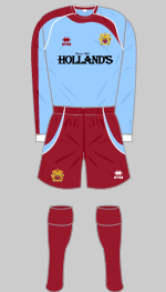 burnley 2008-09 away alternate