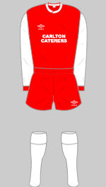 morecambe 1985-86 kit