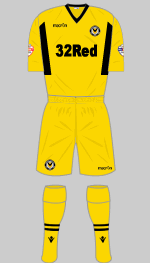 newport county fc 2013-14 home kit