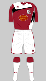 northampton town 2009 kit