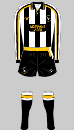 notts county 1991-93 away