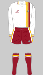 motherwell fc august 1981 change kit