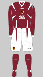 stenhousemuir 2007-08 home kit